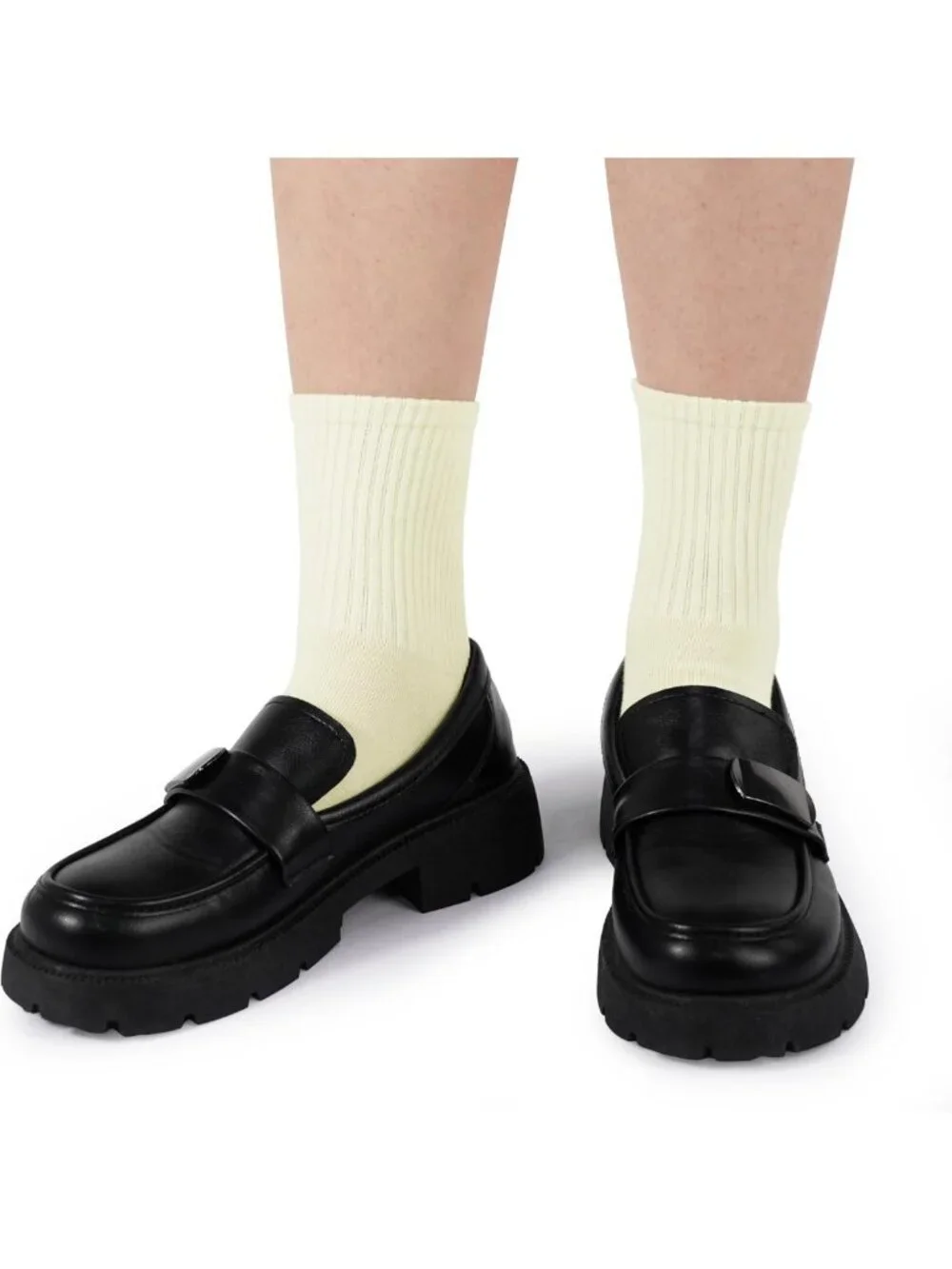 Cute Cotton Crew Socks for Women - Soft Casual Calf Socks, 6 Pairs, Size 5-10
